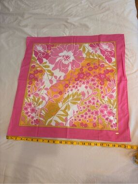 Jim Thompson Floral Pink Scarf